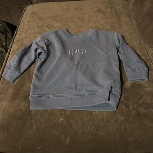 Unisex Gap sweatshirt in medium blue 18-24 months